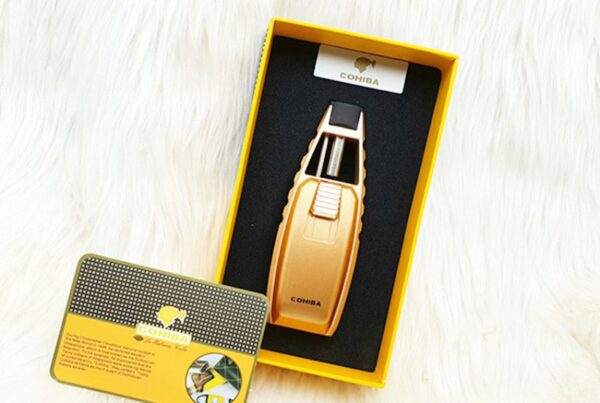 Bật Lửa Khò Xì Gà Cohiba COB 398