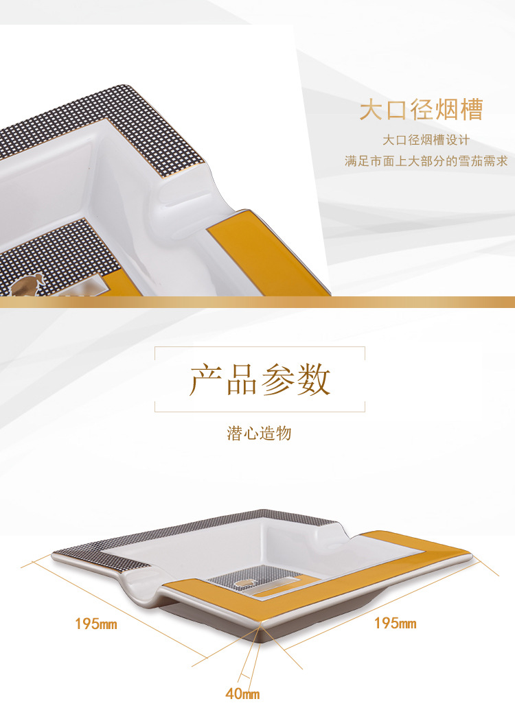 Gạt Tàn Xì Gà Cohiba 2 Điếu Gạt Tàn Xì Gà Cohiba 2 Điếu