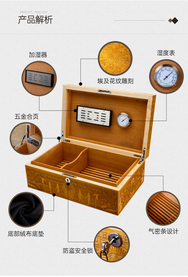 Hộp Bảo Quản Xì Gà Lubinski RA 924