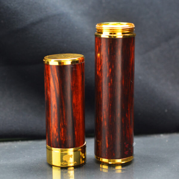 Ống Đựng Xì Gà Gỗ Cẩm Lông Chuột