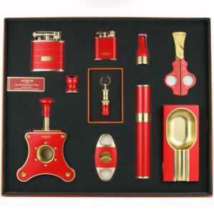 Set Phụ Kiện Xì Gà Jifeng Boss Red