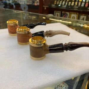 Tẩu Hút Xì Gà Gỗ Cán Sừng Trâu Freesize 42-60 3 Tau Hut Xi Ga Go Can Sung Trau Freesize 42 60