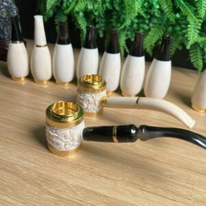 Tẩu Hút Xì Gà Mạ Vàng Freesize 42-60 4 Tau Hut Xi Ga Nga Freesize Ma Vang 4