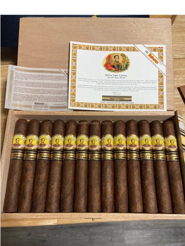 Xì Gà Bolivar Super Coronas E Limited 2014