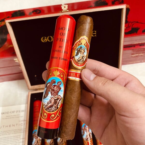 Xì Gà God of Fire Carlito Double Robusto Limited 2018