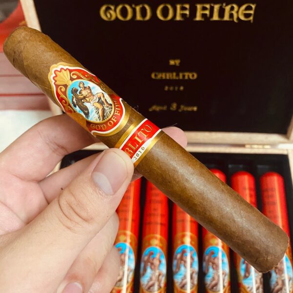 Xì Gà God of Fire Carlito Double Robusto Limited 2018