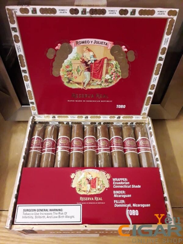 Xì Gà Romeo y Julieta Reserva Real Toro