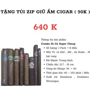 Combo Xì Gà Super Cheap 8 Điếu 1 Combo Xi Ga Super Cheap 1 1