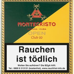 Xì Gà Montecristo Open Club 20 Điếu