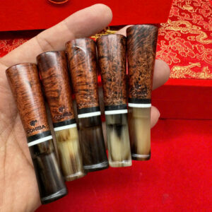 Tẩu Bắt Tóp Xì Gà Gỗ Thạch Nam Cán Sừng Trâu Cohiba Size 26-32 1 Tau Bat Top Xi Ga Go Thach Nam Can Sung Trau Cohiba Size 26 32 1