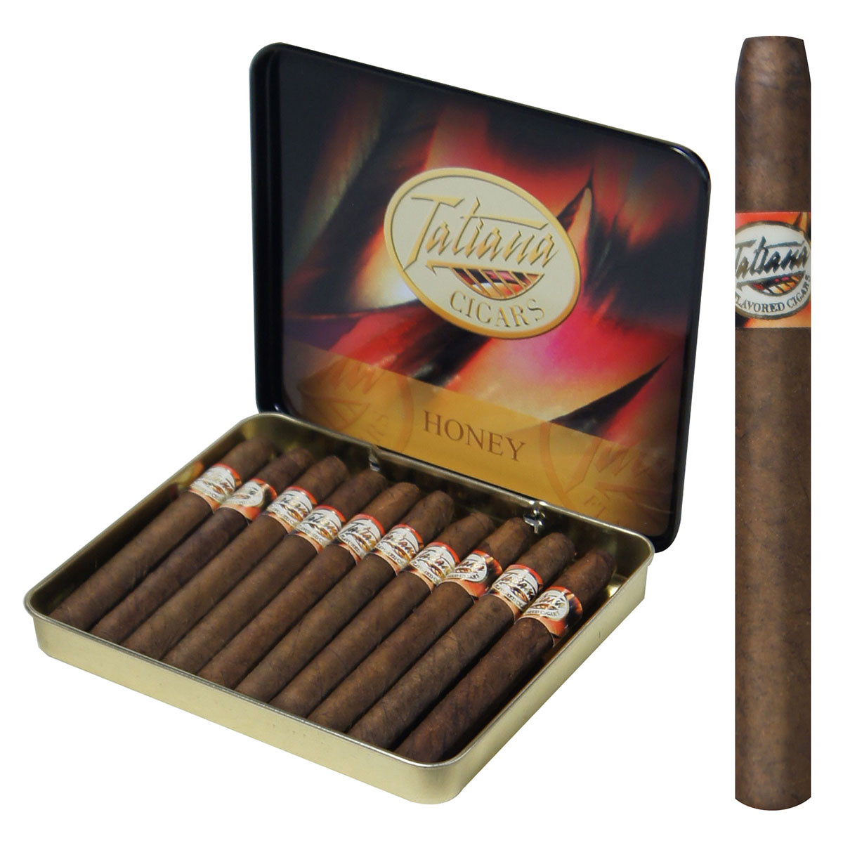 Xì Gà Tatiana Flavored Mini Cigarillos Honey Hộp 10 Điếu Xì Gà Tatiana Flavored Mini Cigarillos Honey Hộp 10 Điếu