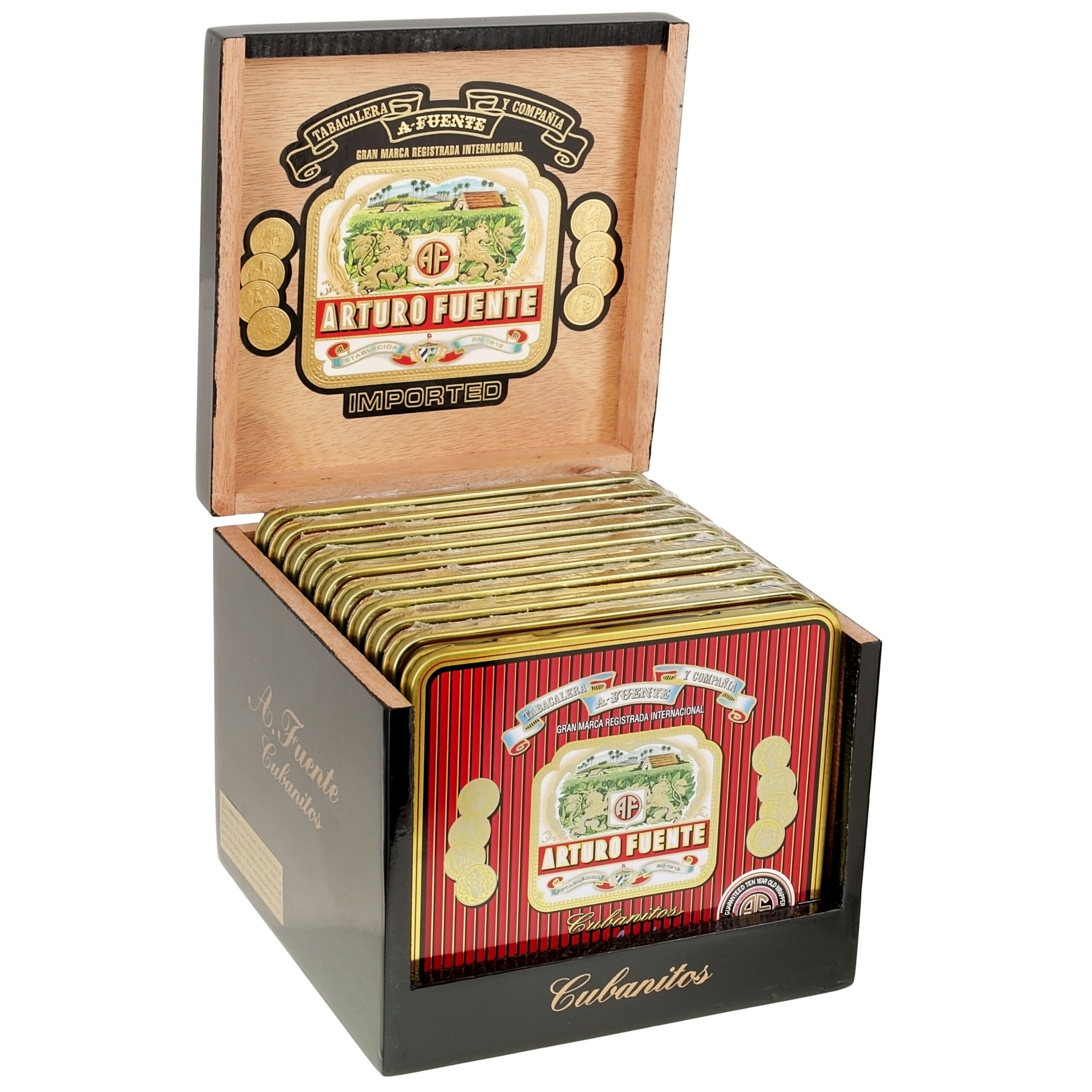 Xì Gà Arturo Fuente Cubanitos Maduro Hộp 10 Điếu Xì Gà Arturo Fuente Cubanitos Maduro Hộp 10 Điếu